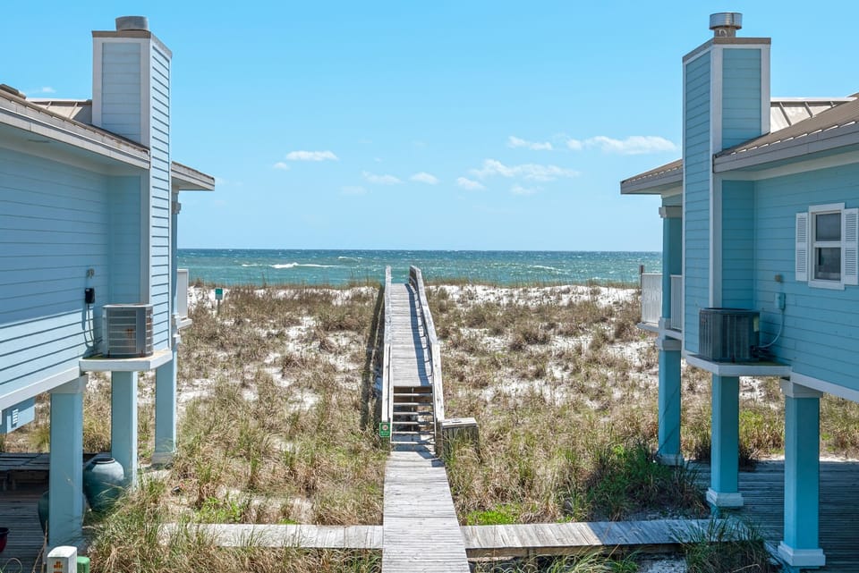 Just a short walk to the beach