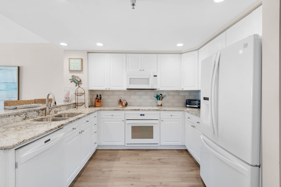 Kitchen has everything your chef needs