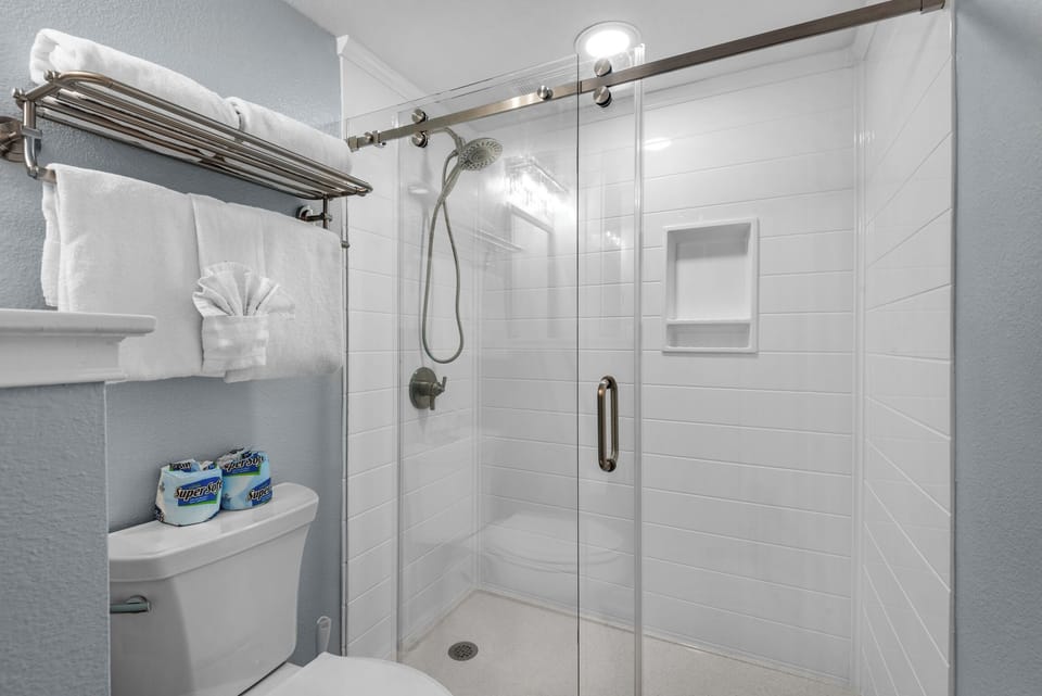 Master shower