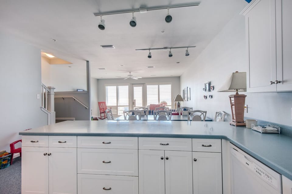 Open-concept kitchen