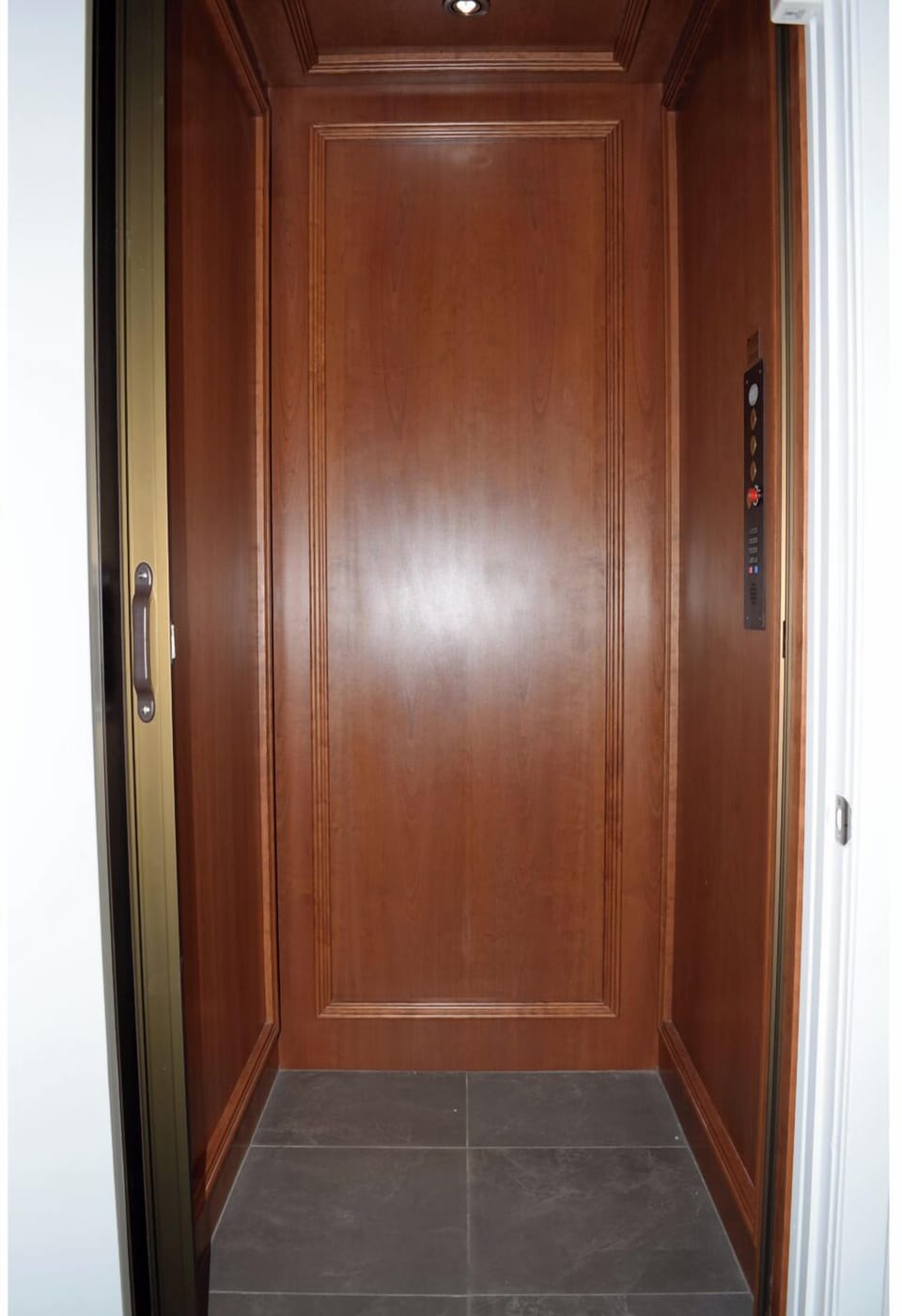 This home has an elevator that services all floors.