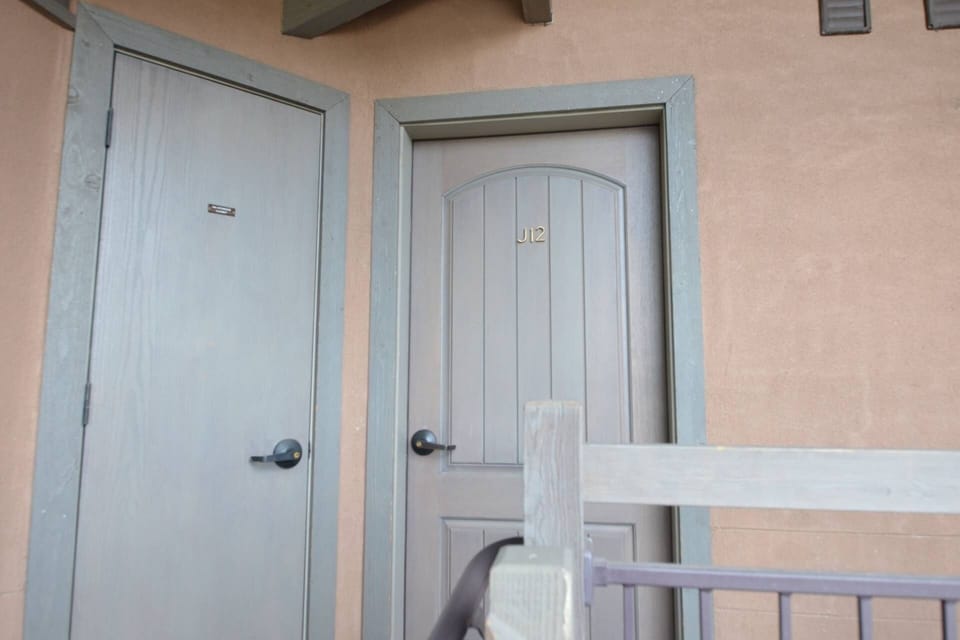 This unit has convenient ski storage.  You can also rent and store at the shop on the slopes, just 50 yards away.