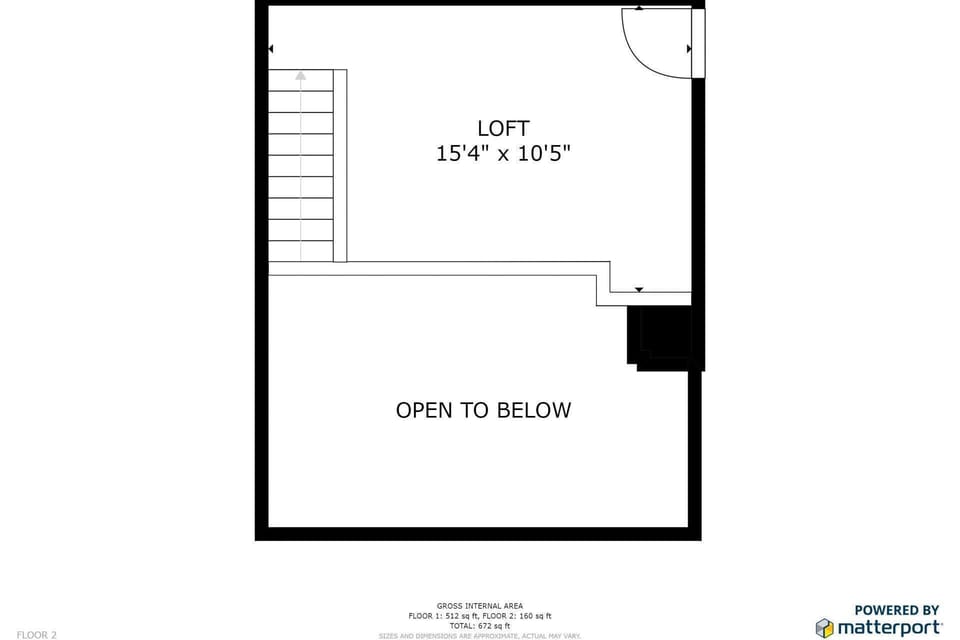 Loft area of Aspenwood condo.