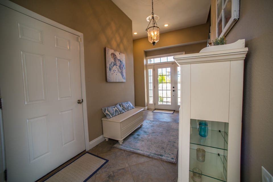 Another view of ground level entryway