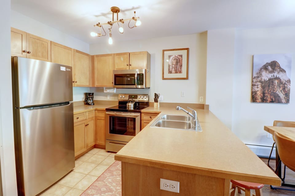 Open concept kitchen