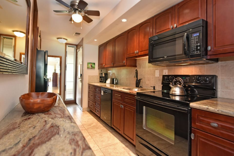 The chef in your party will enjoy our kitchen.