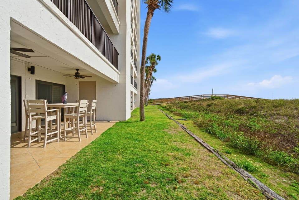 Private Beachfront Patio