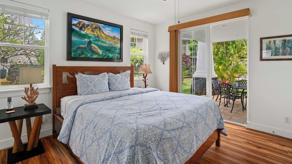 Plantation at Princeville Resort #1711 - Primary Bedroom Suite & Lanai - Parrish Kauai
