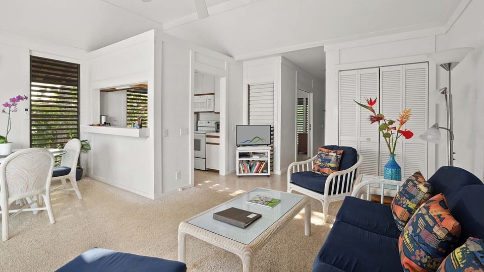 Kiahuna Plantation #186 - Living Great Room - Parrish Kauai