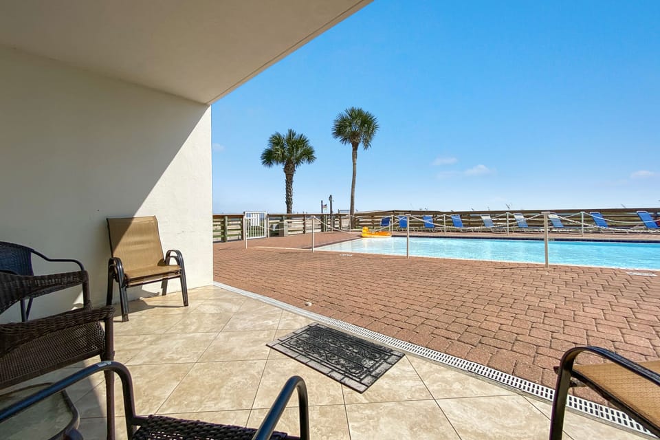 Private Poolside Patio