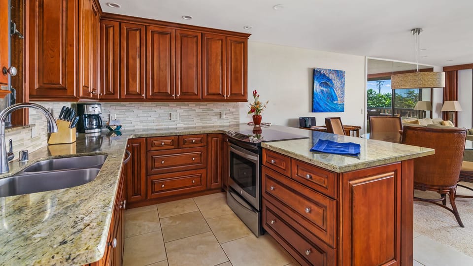 Nihi Kai Villas at Poipu #505 - Fully Equipped Kitchen - Parrish Kauai