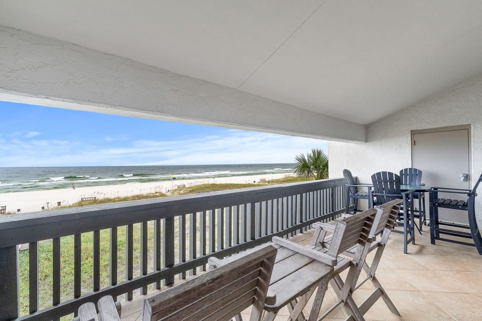 Beachfront Balcony