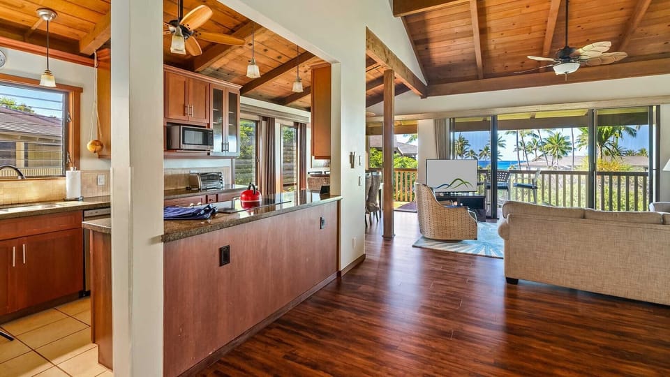 Nihi Kai Villas at Poipu #700 - Living Great Room - Parrish Kauai