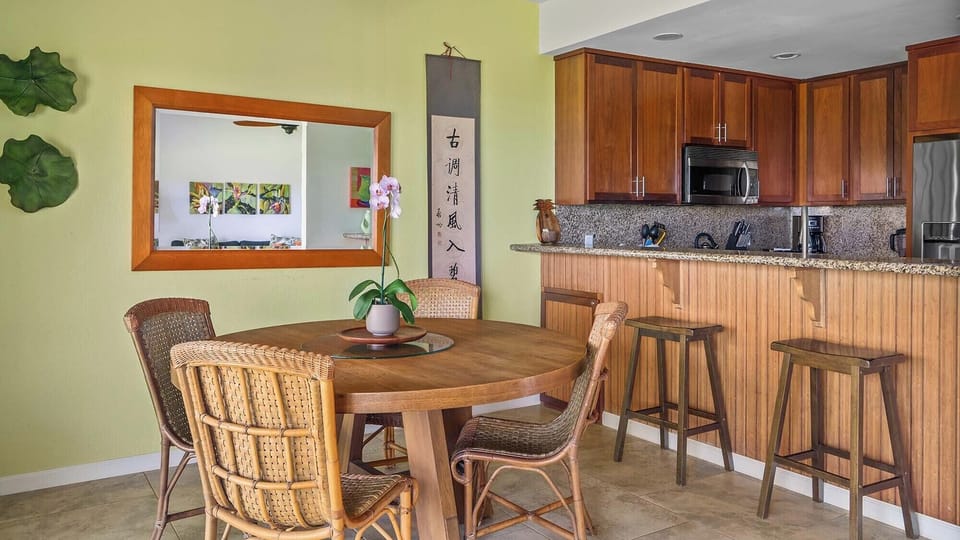 Poipu Sands at Poipu Kai Resort #314 - Dining Area & Kitchen - Parrish Kauai