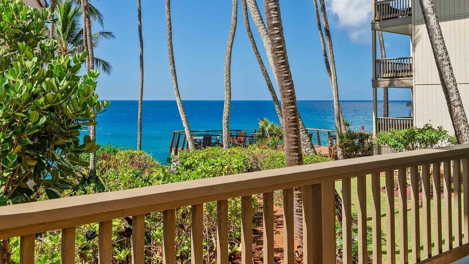 Poipu Palms #101 - Oceanfront Lanai View - Parrish Kauai