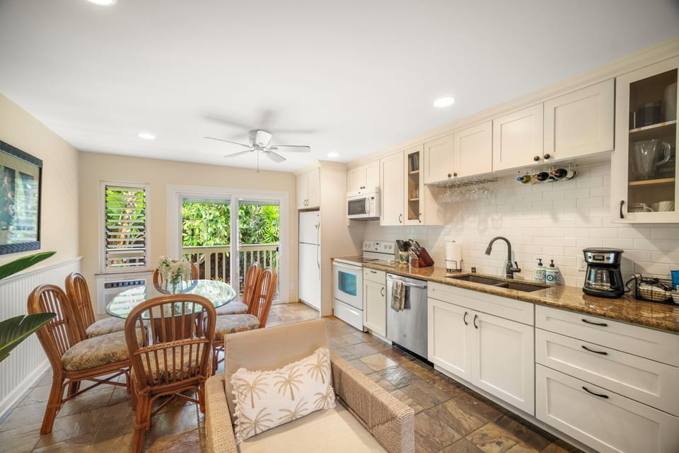 The cottage is stocked with everything you need, from kitchen spices to beach chairs, coolers, and snorkel gear.