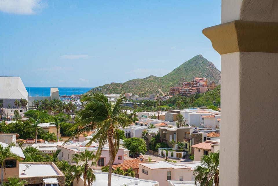 City and ocean views