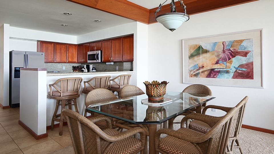 Poipu Kapili Resort #02 - Dining Room & Kitchen Breakfast Bar - Parrish Kauai