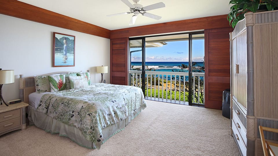 Poipu Kapili Resort #02 - Oceanfront Master Bedroom Suite - Parrish Kauai