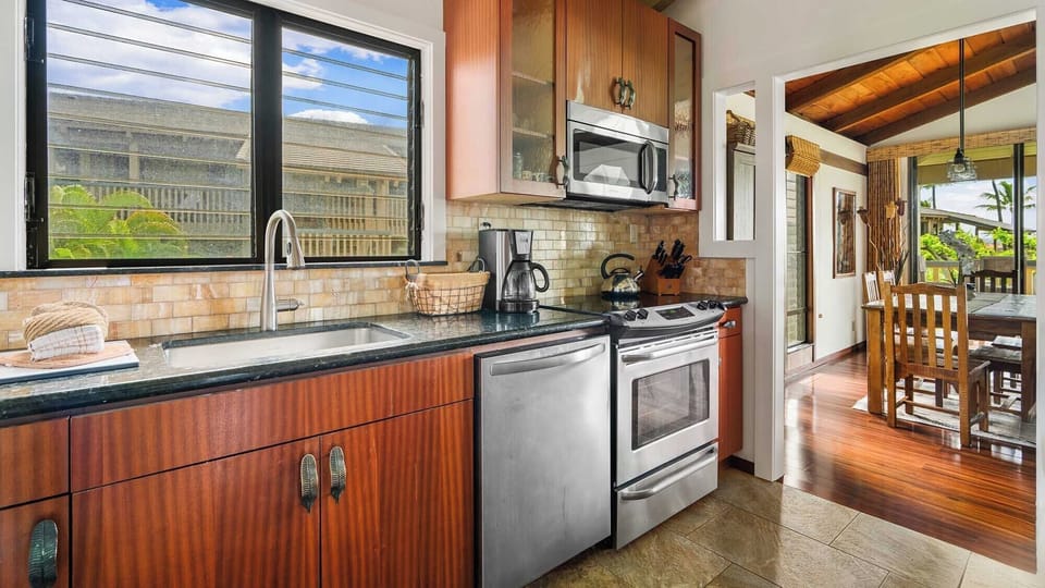 Nihi Kai Villas at Poipu #600 - Kitchen & Dining Room - Parrish Kauai