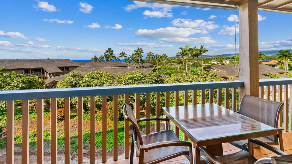Nihi Kai Villas at Poipu #803 - Ocean & Mountain View Lanai - Parrish Kauai