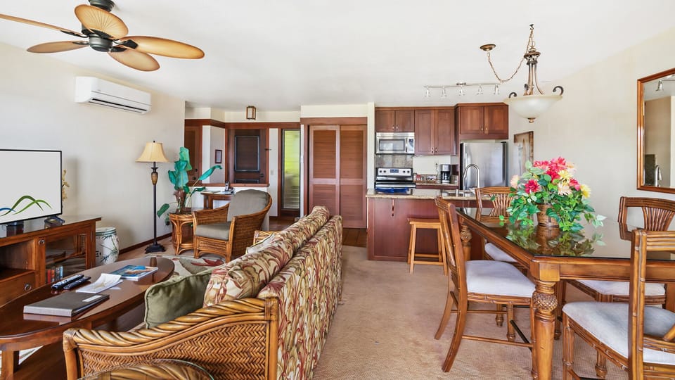 Nihi Kai Villas at Poipu #803 - Living Great Room - Parrish Kauai