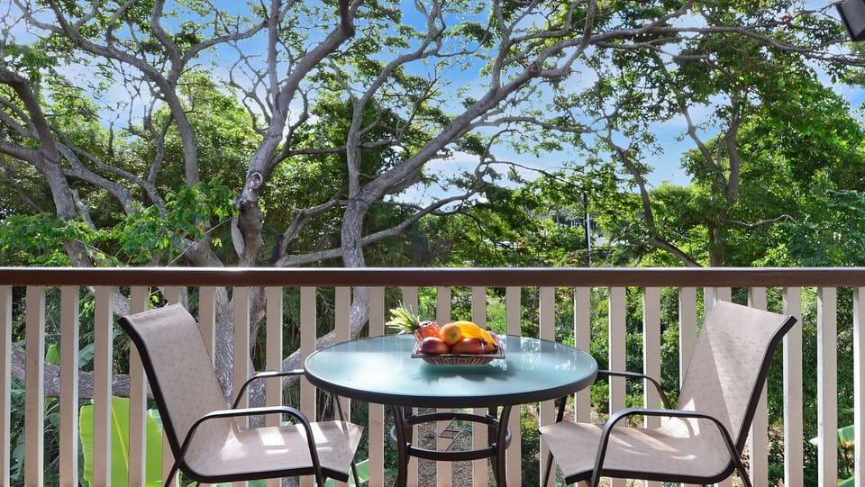 Waikomo Stream Villas #432 - Dining Lanai View - Parrish Kauai