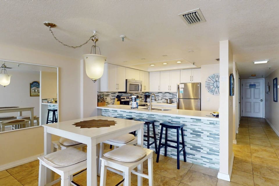 Indoor counter height seating