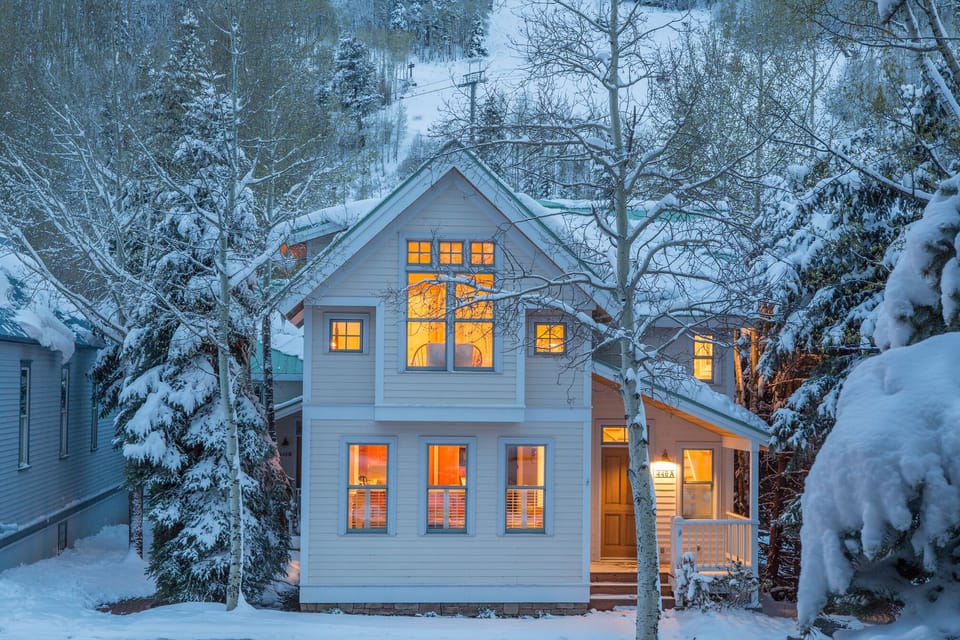 The most desirable location - on West Pacific Street in Telluride's Gondola district. Note the Gondola in the background.