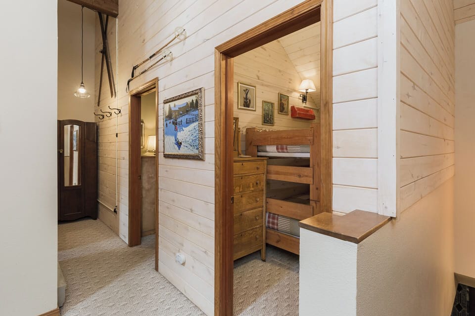 Entrance to the 3rd Bedroom (Bunk room) on the right and Master Bedroom on the left.

Master bathroom is across the entry to the Master Bedroom