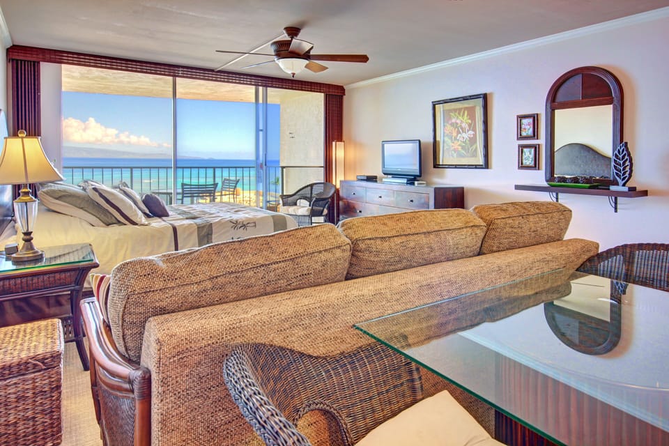 AWESOME VIEW FROM INSIDE THE CONDO, CENTRAL A/C AND CEILING FAN