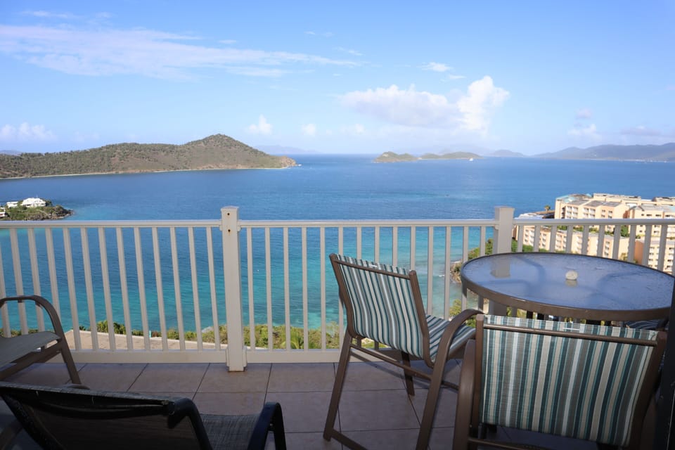 Patio ocean views