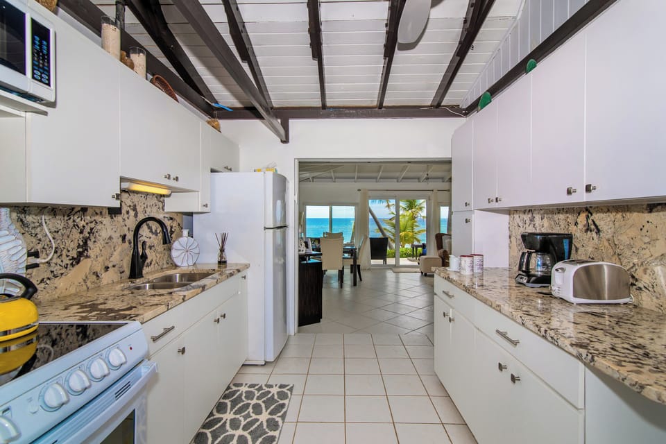 A drip coffee maker and toaster are also provided. 