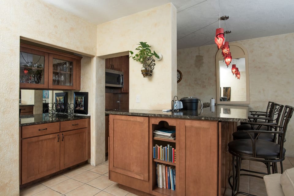 Renovated kitchen.