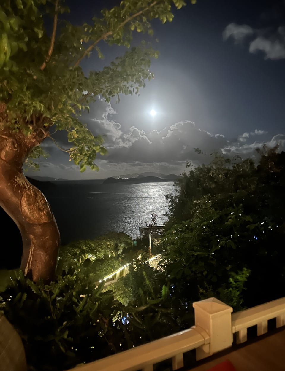 Suset from patio