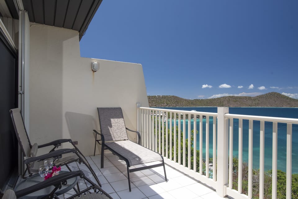 Relax and enjoy the Caribbean breezes and views.