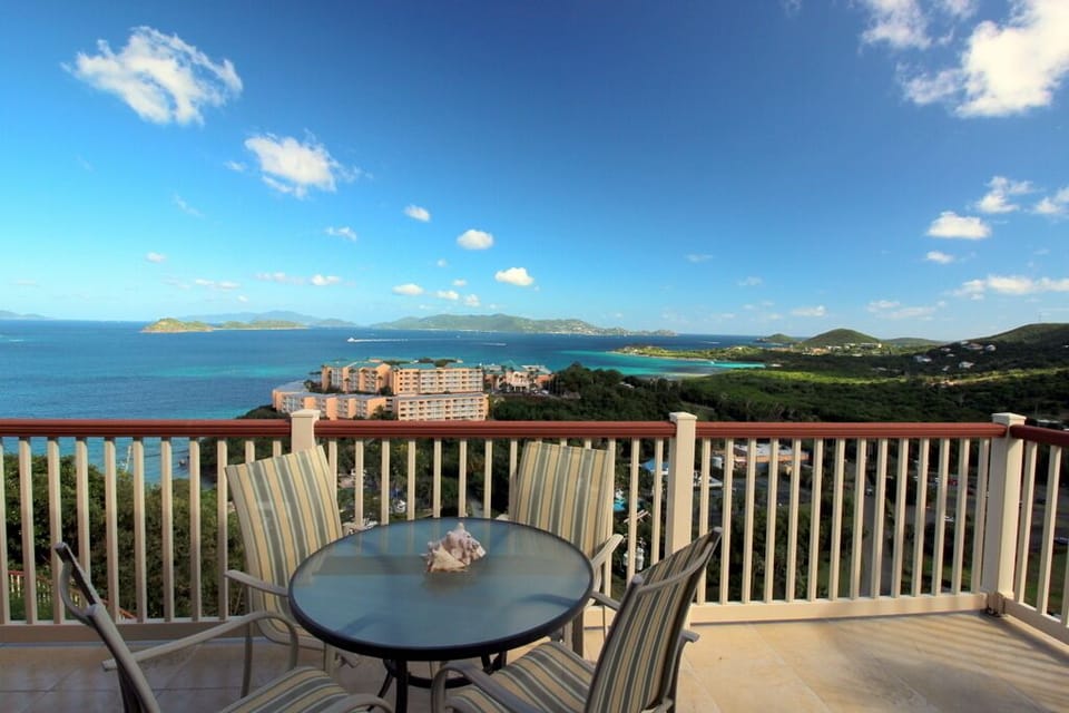 Enjoy island and water views while dining out.