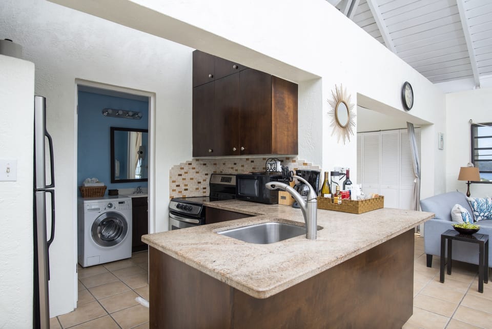 Fully equipped kitchen with everything you will need.