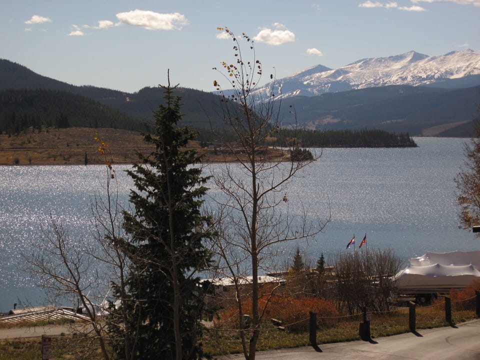 Deck View of Lake and Mountains - Deck View of Lake and Mountains
