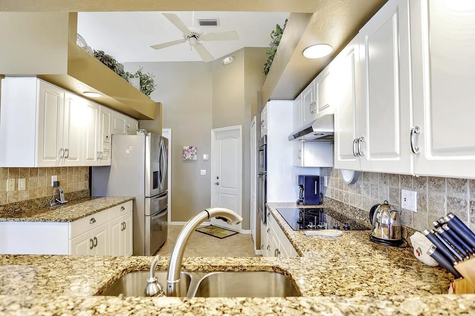 The spacious Kitchen area