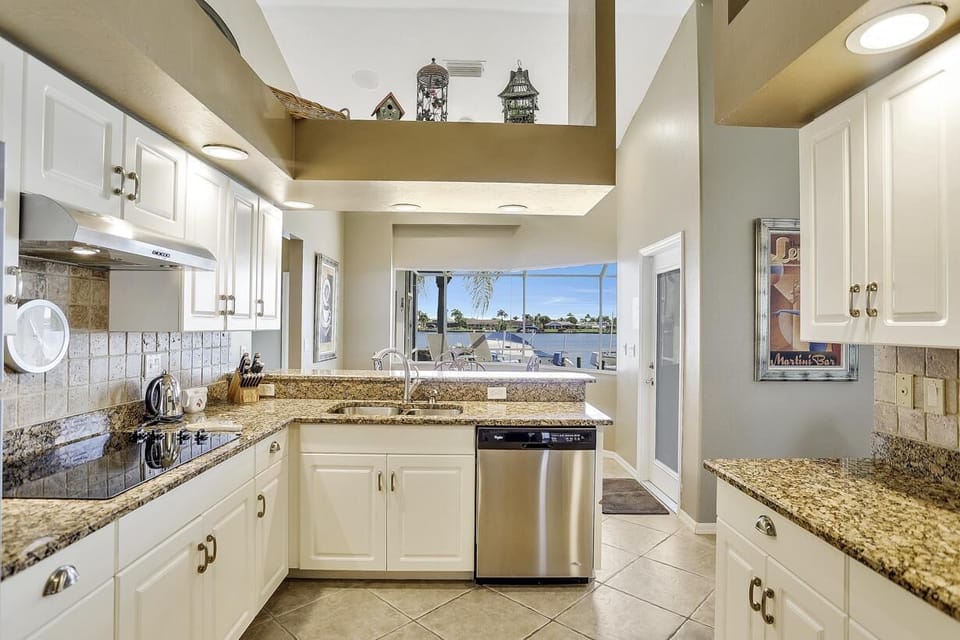 The spacious Kitchen area