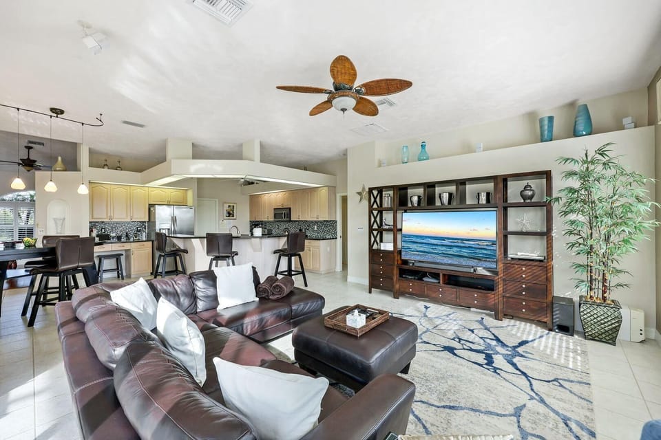 The open plan Living area