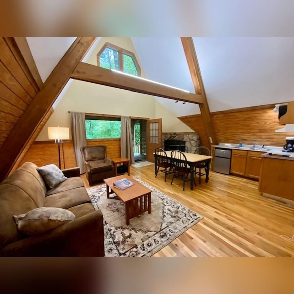 A-Frame #07 interior living 2