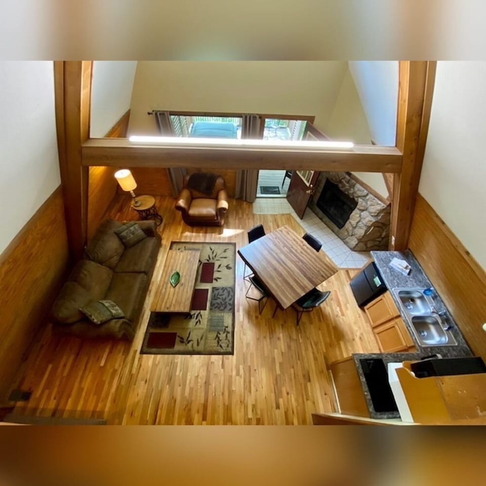 A-Frame #04 interior loft