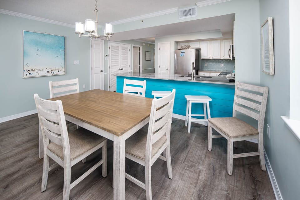 The modern coastal theme flows beautifully through this condo - This 3 bedroom vacation home will be your favorite beach getaway spot no doubt!!
