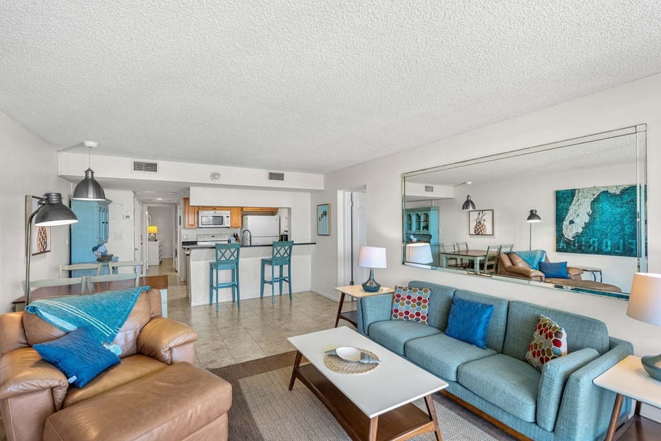 Enjoy this open living space with a seamless flow between kitchen and dining