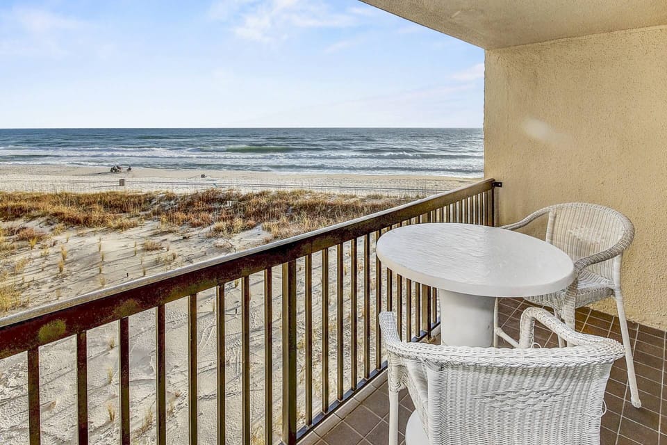Spend mornings drinking your coffee, or catch a sunset from the covered balcony
