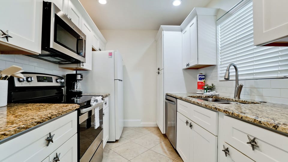 Galley style kitchen