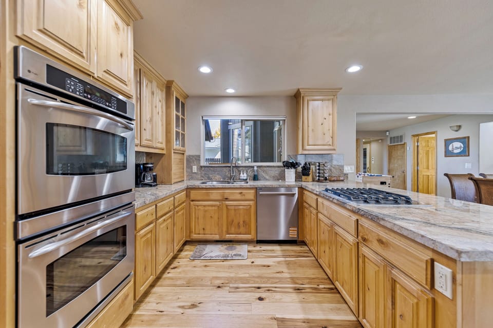 Modern stainless steel appliances ready for family feasts and casual meals
