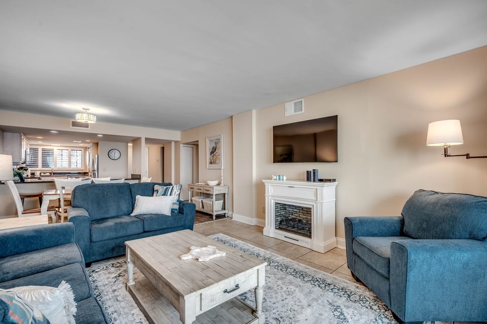 Living room with TV